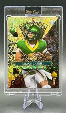 Dillon Gabriel 2024 Wild Card Stacked Deck Jack of Spades 1/1 Football Card